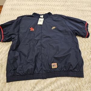 Nike Navy Blue Windbreaker Jacket